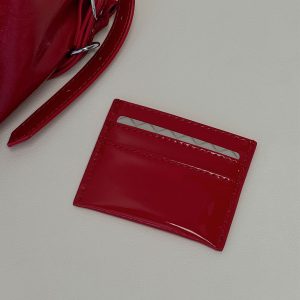 Jakari Card Holder Patent Red