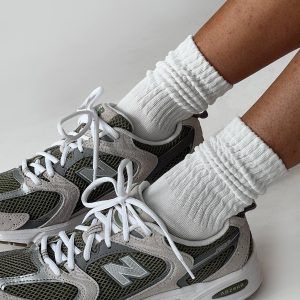 Sama Slouch Sock White