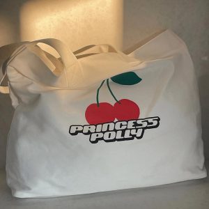 Princess Polly Tote Bag Cherry / White