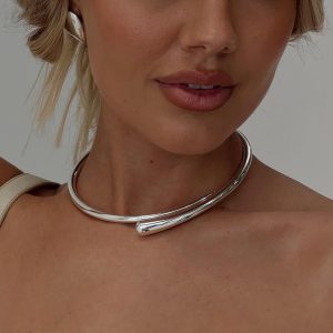 Feed The Fire Necklace Silver