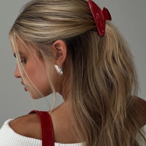 Caterina Hair Clip Red