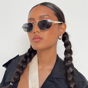 Nena Sunglasses Gold / Black