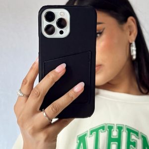 Carvey Nylon iPhone Case Black