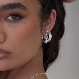 Moonshine Earring Set Silver