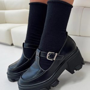 Entirely Mary Jane Heels Black