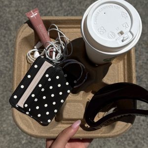 Kiss Of Life Cardholder Black Polka