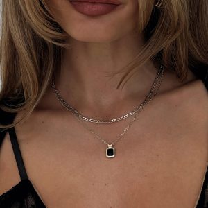 Atalanta Layered Necklace Gold