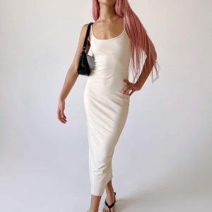 Cherie Maxi Dress Beige