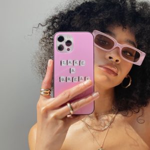 Take A Break iPhone Case Pink