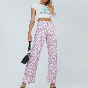 The Ragged Priest Portal Denim Jeans Lilac