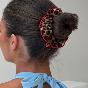 Wild Promise Scrunchie Leopard / Red