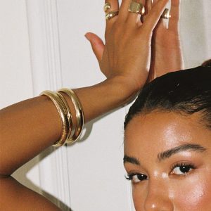 Dapperton Bangle Set Gold