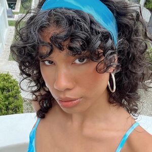 Hillcrest Floral Headband Blue