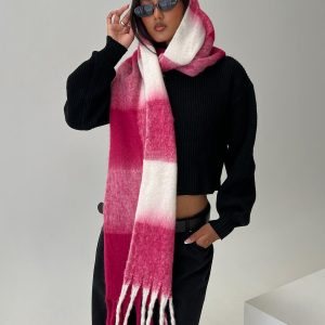Consideration Scarf Pink Check