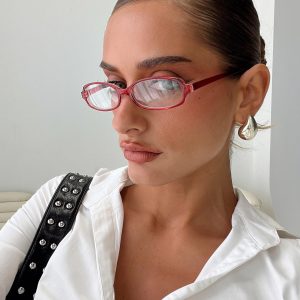 Take A Peek Glasses Red