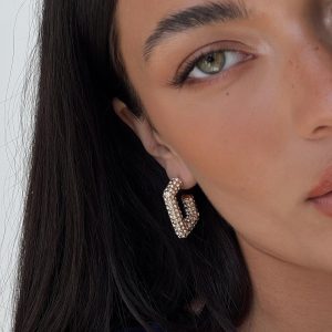 Diamonds Dancing Earrings Gold