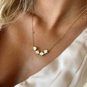 Cloverfiled Necklace Gold