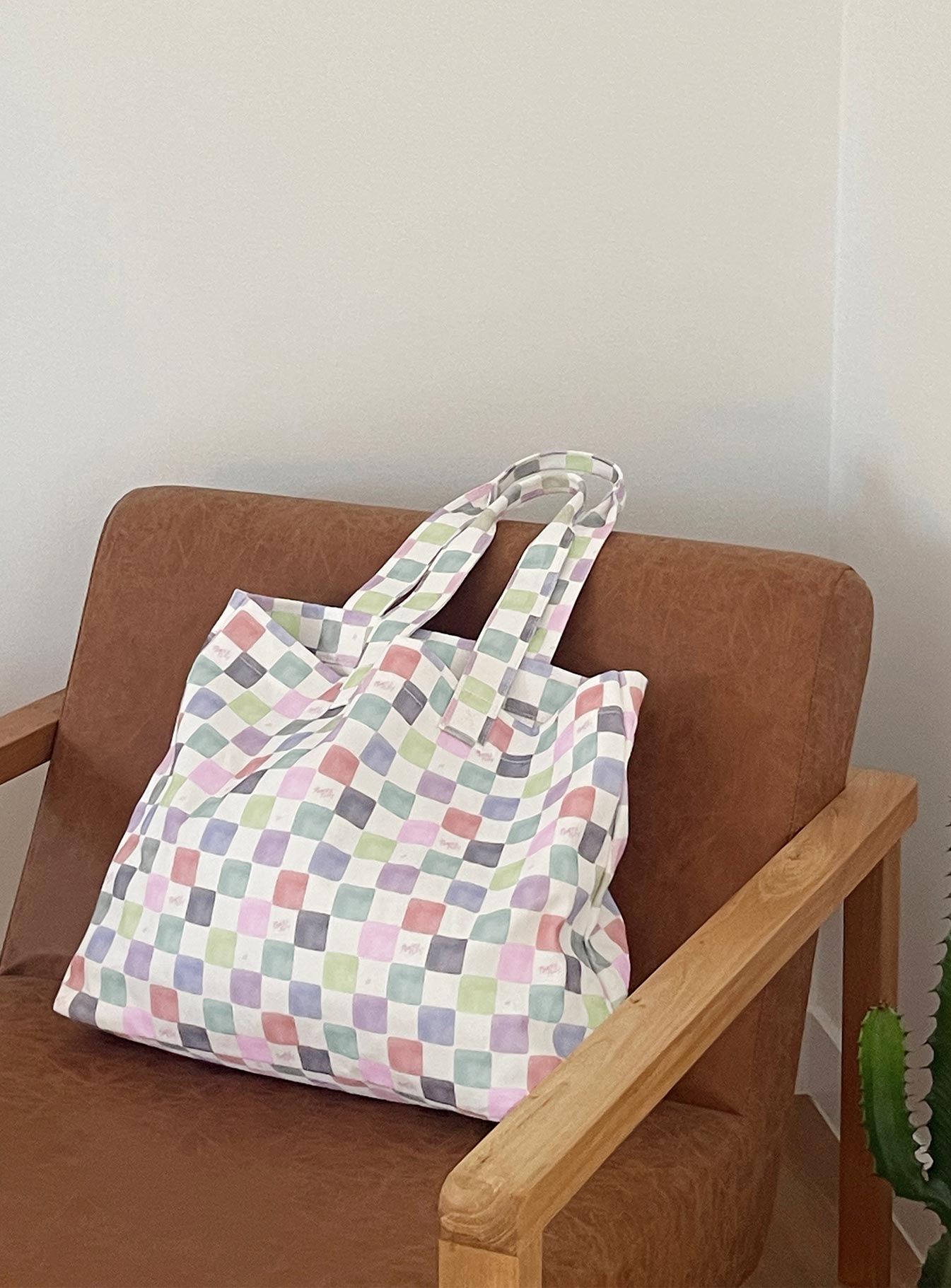 Princess Polly Tote Bag Multi Check