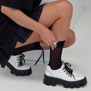 Jacquline Loafers Black & White