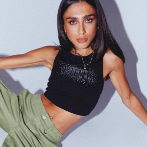 Punk Rocker Tank Top Black