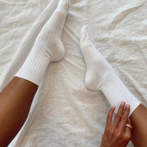 Sports Crew Ribbed Sock