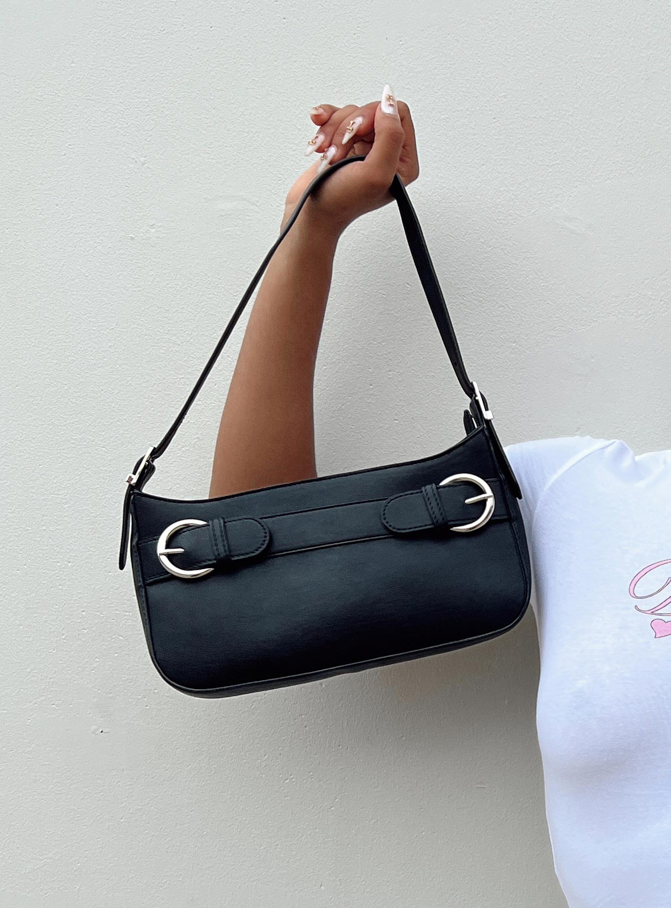 Hampson Shoulder Bag Black - Image 4