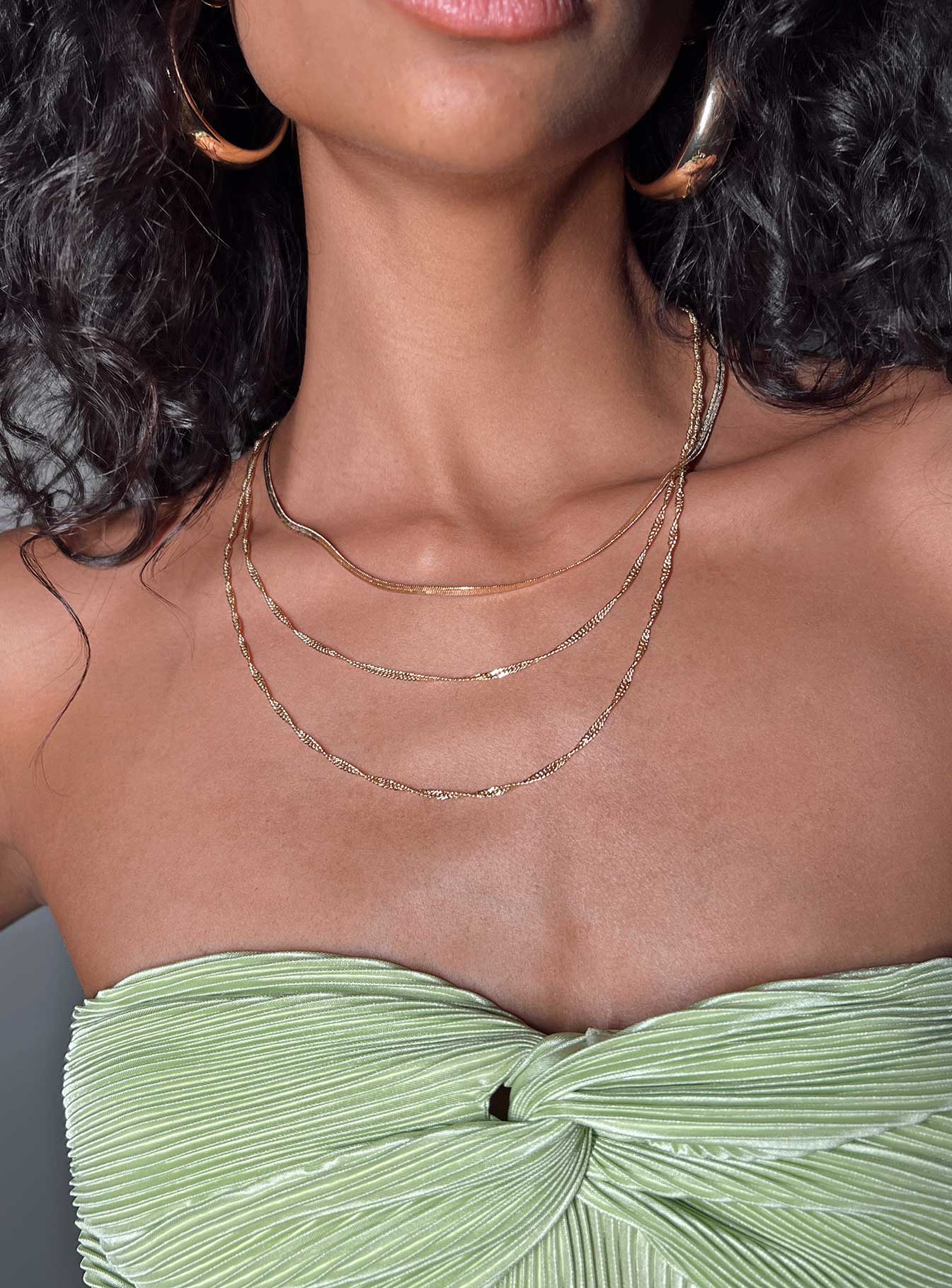 Linds Necklace Set Gold