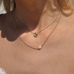 Corindi Pearl Necklace Gold