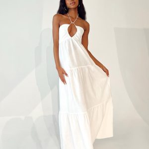 Lincoln Maxi Dress White