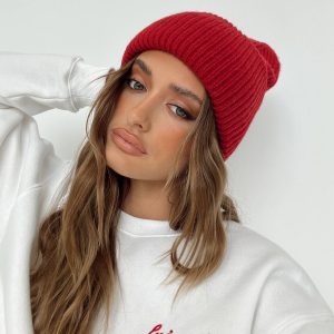 Lucano Beanie Red