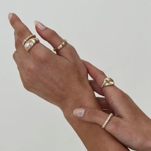 Benedetta Ring Pack Gold