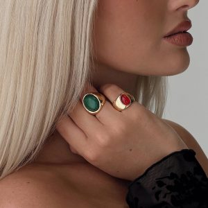 Best Interest Ring Set Gold