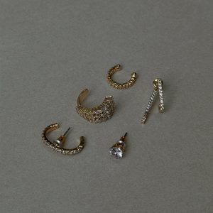 Cuffing Season Earring Pack Gold