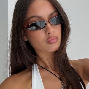 Bowery Slim Sunglasses Tort / Green