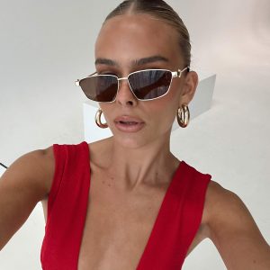 Aletta Sunglasses Brown / Gold