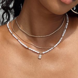 Zealy Necklace Gold / White