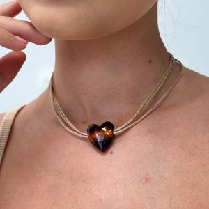 Luner Necklace Brown