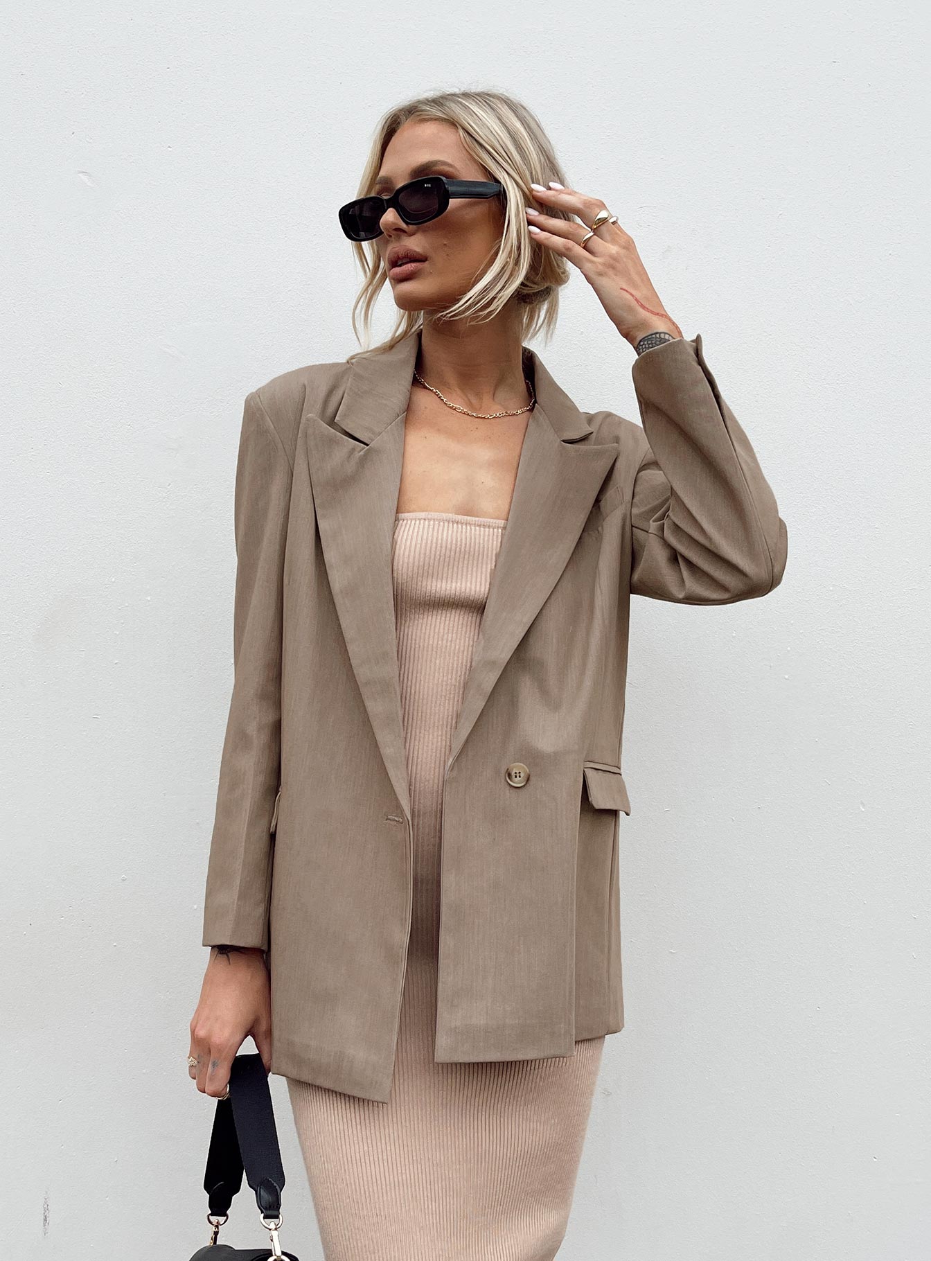 Millicent Blazer Beige - Image 2