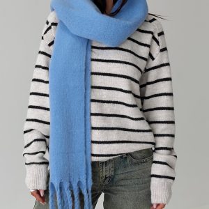 July Scarf Cornflower Blue