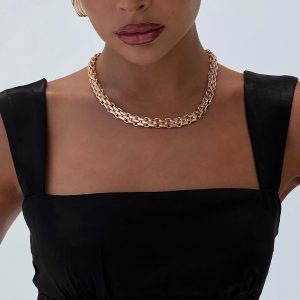 Archway Necklace Gold