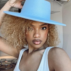 Perito Boater Hat Blue