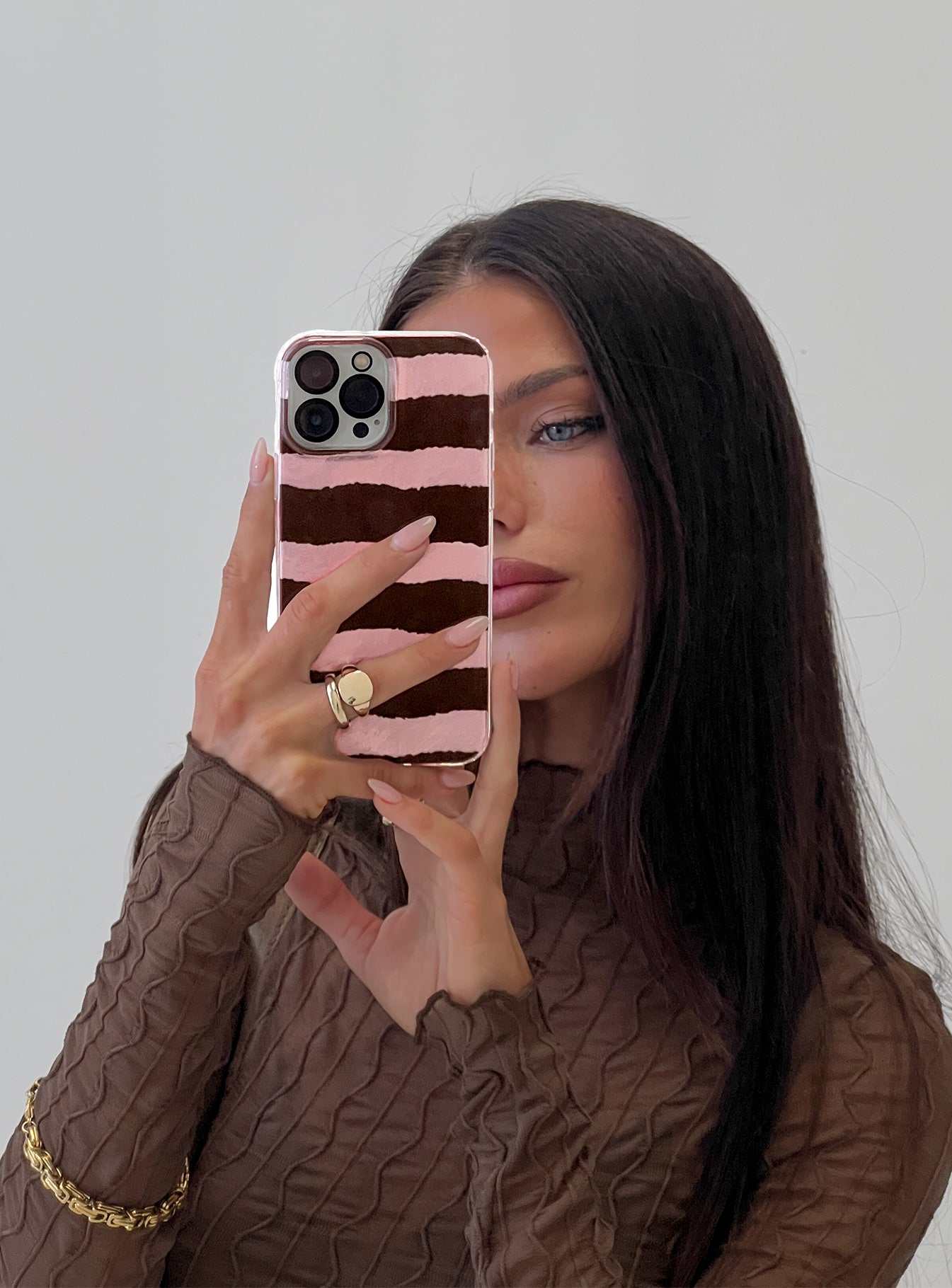 Easten Iphone Case Pink Stripe - Image 3