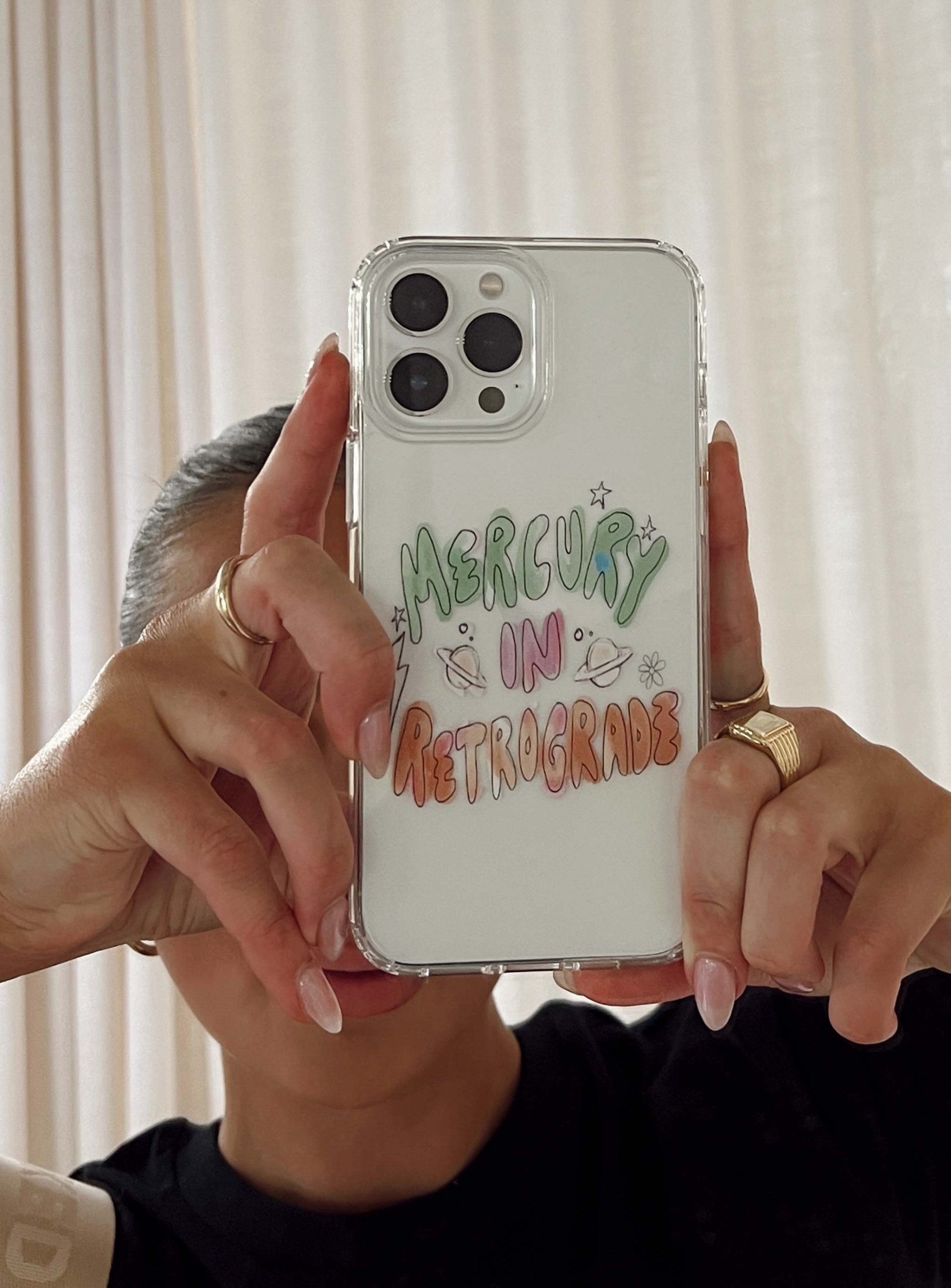 Mercury In Retrograde iPhone Case Multi