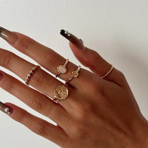 Sonia Ring Pack Gold