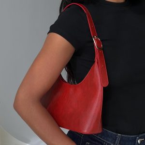 Lacen Shoulder Bag Dark Red
