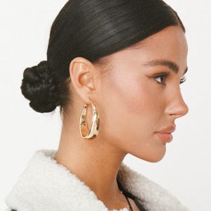 Raskin Hoop Earrings Gold