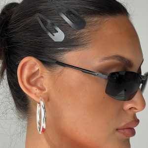 School Girl Hair Clip Pack Black