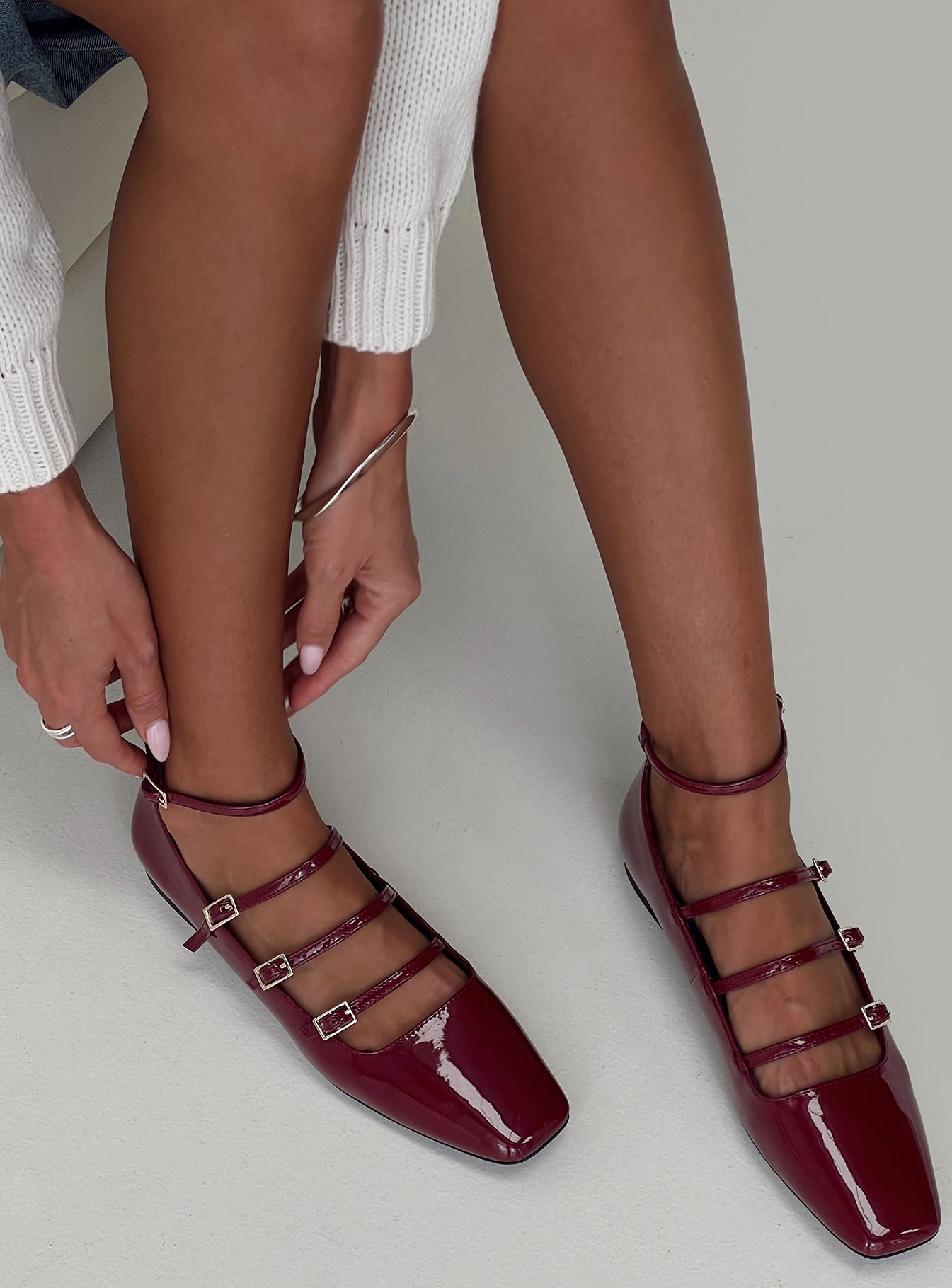 Zumma Flats Patent Cherry - Image 5