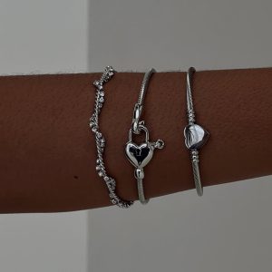 In The Moonlight Bracelet Pack Silver