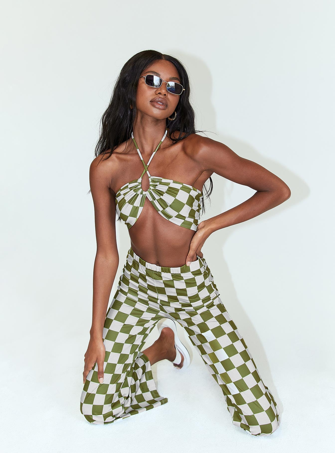 Latiana Set Green Checkerboard - Image 2